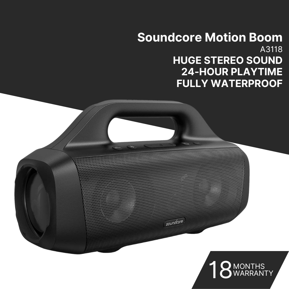 Anker A3118 Soundcore Motion Boom Outdoor Speaker with Titanium Drivers