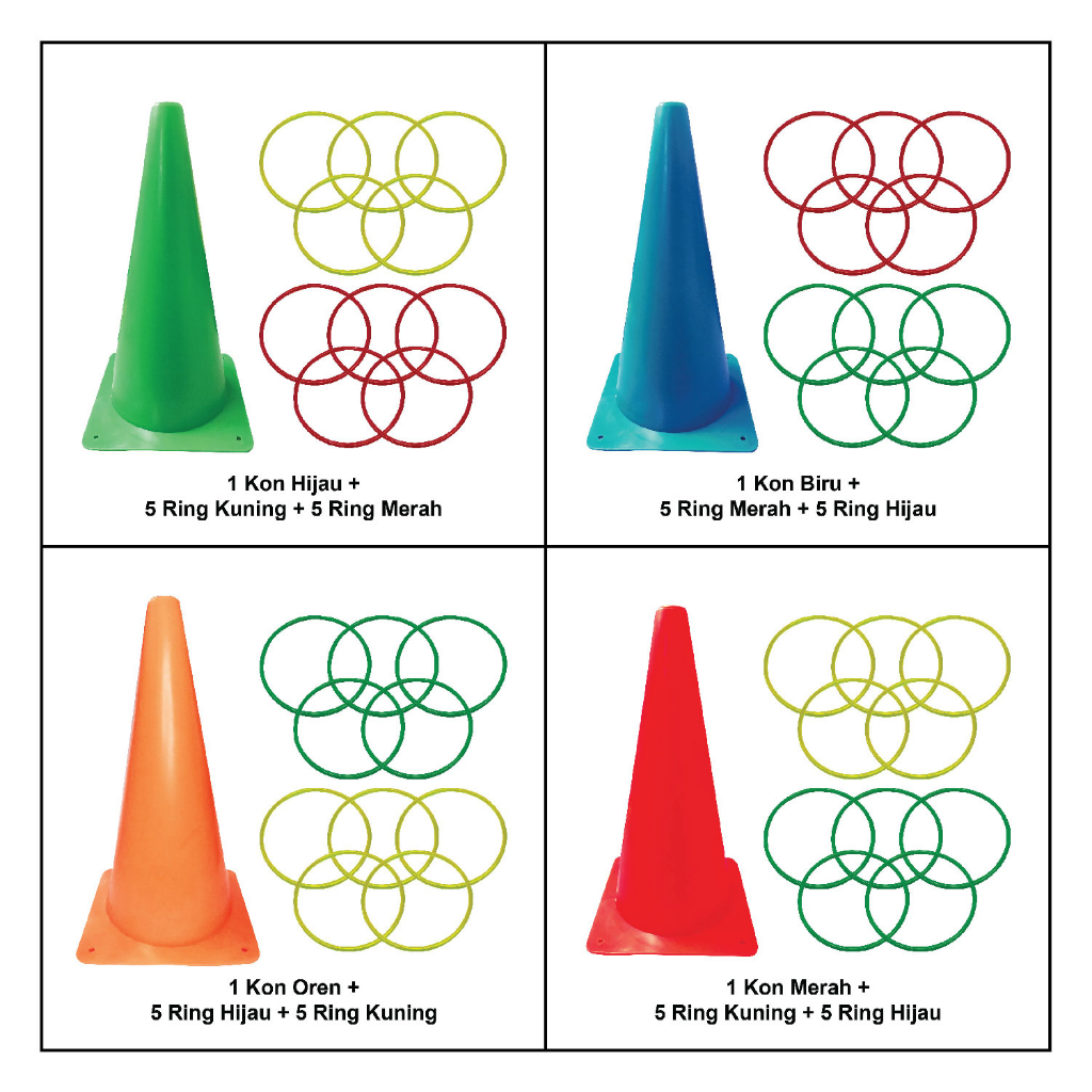 🔥READY STOCK🔥SET KON QUALITY PLASTIC THROWING RING / HOOP RING / RING ...