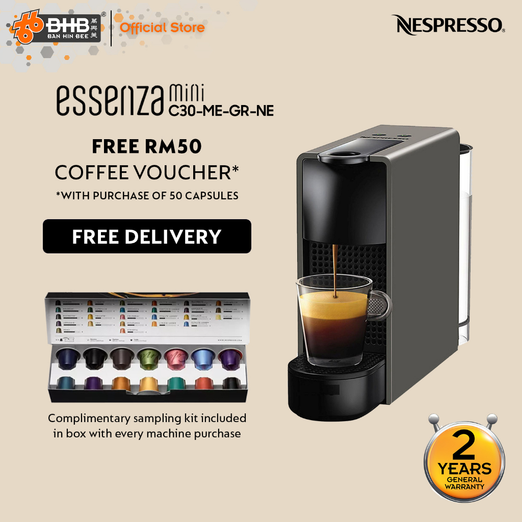 Buy Essenza Mini Grey Coffee Machine & Aeroccino