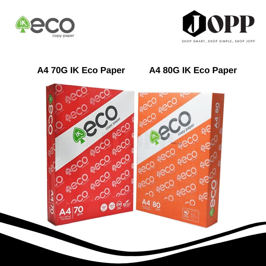A4 IK Eco Paper 500's 70/80gsm Shopee Malaysia