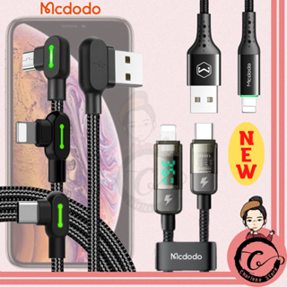 (1 Year Warranty ) MCDODO Fast Charging USB Cable Micro / IPPhone / Type-C Cable for iPhon Huawei Xiaomi Samsung INFINIX