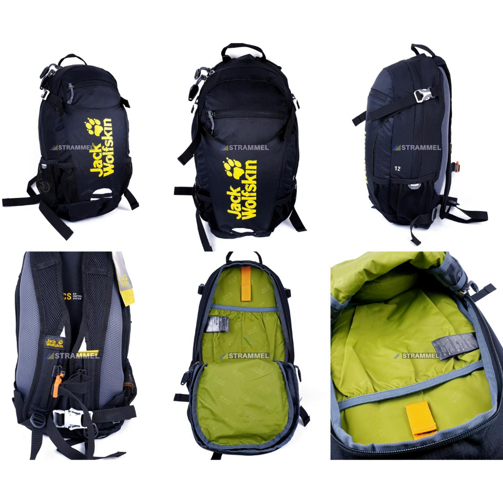 2 Yrs Warranty Jack Wolfskin Velocity 12 Backpack Bag For Biking Trekking Hiking Sport Ready Stock