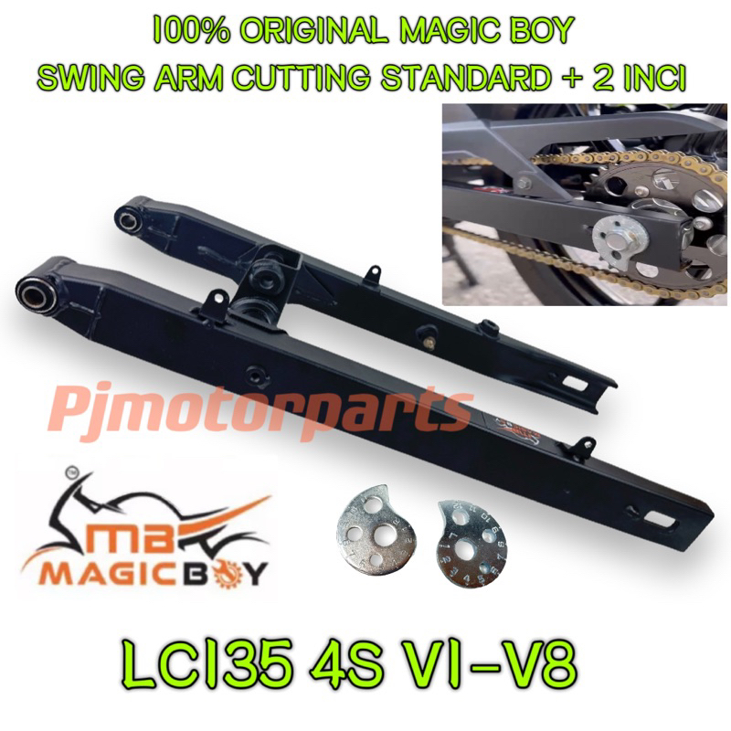 YAMAHA LC135 4S V1V8 LC135 V8 Fi (100 ORIGINAL MAGIC BOY) REAR SWING