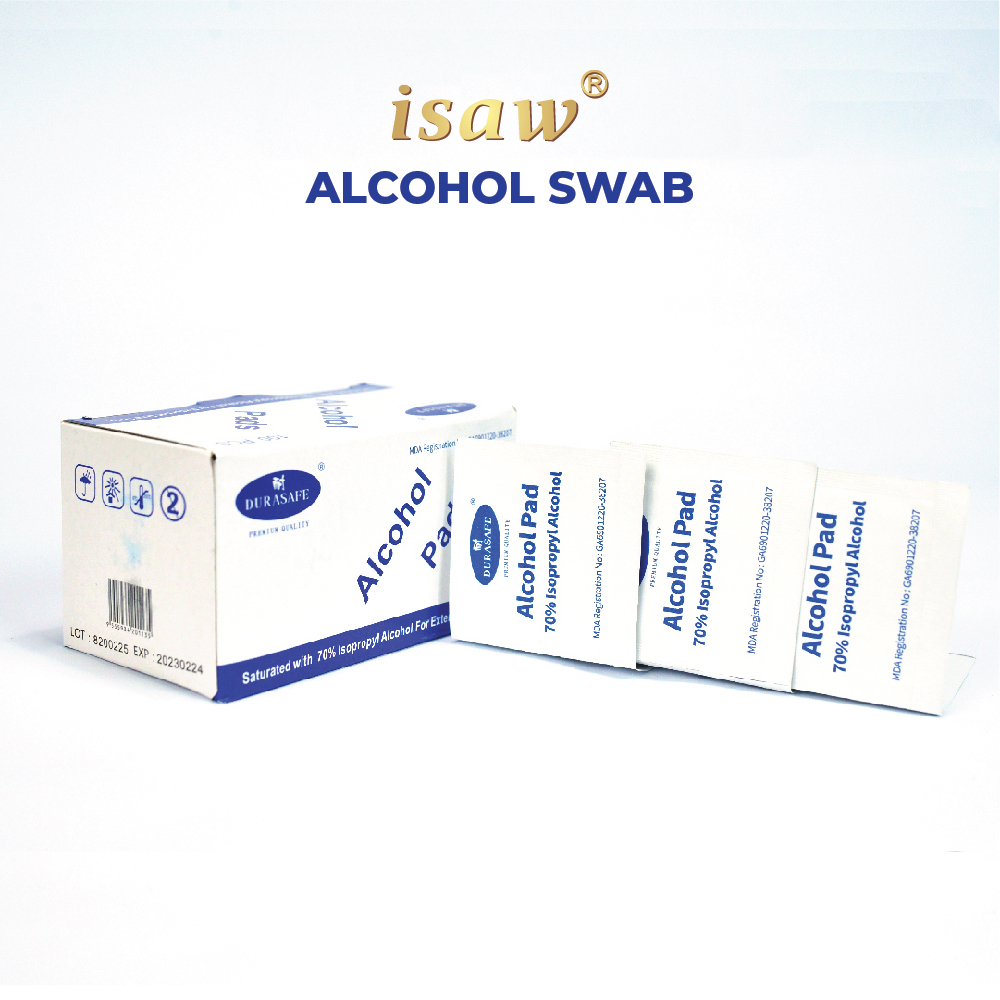 Alcohol Swab Pad Wipes 70 Isopropyl Alcohol 100 Pcs50 Pcs Shopee