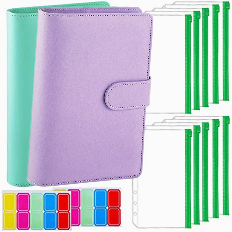 6 Ring Notebook Binder Binder Pockets Binder Zipper Folders A5 A6 Size