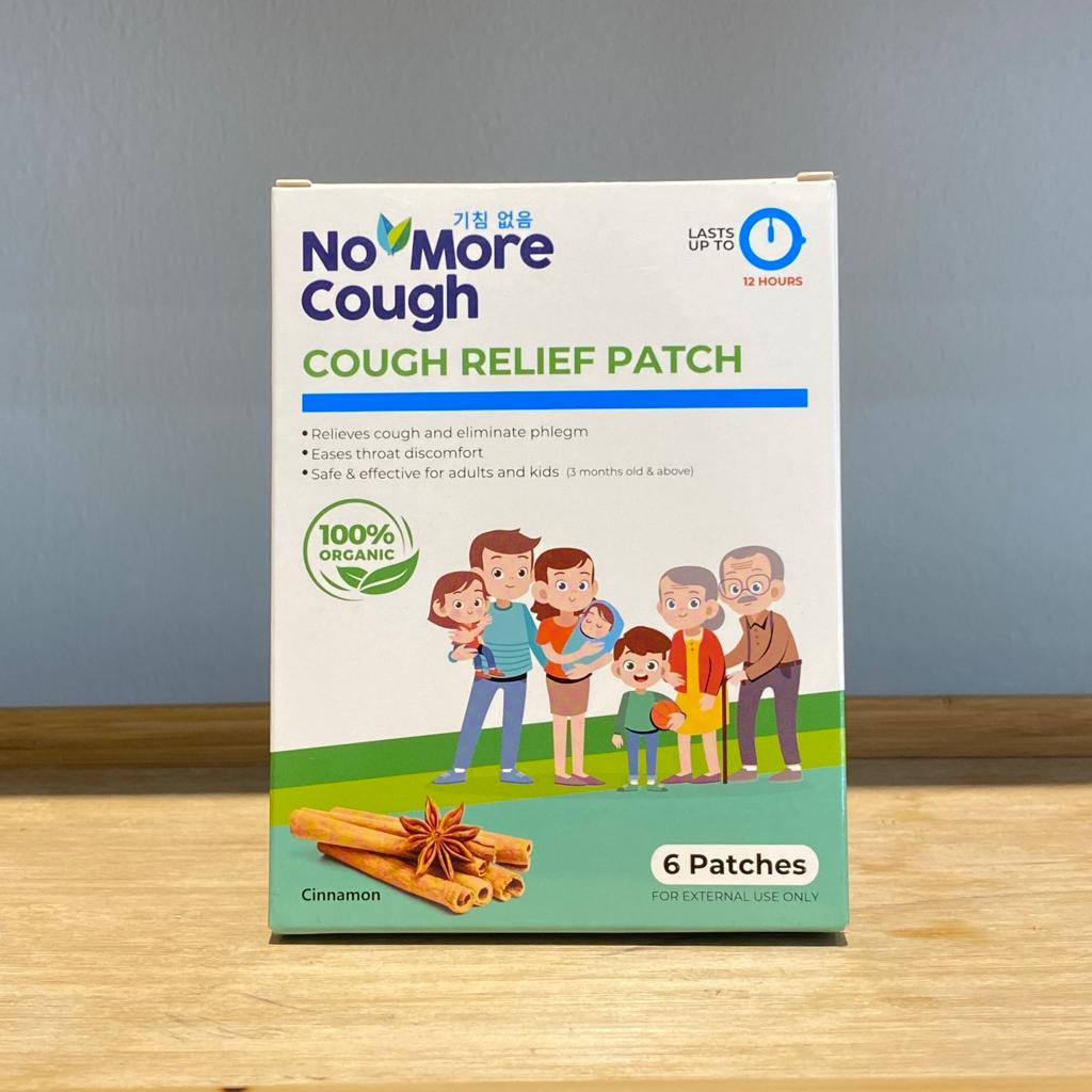 No More Cough (Cough Relief Patch) 6 Patches (Cinnamon) Shopee Malaysia