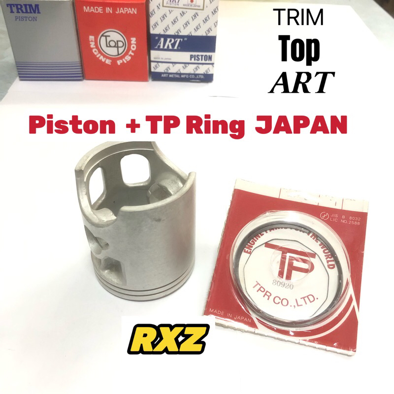 PISTON + RING SET RXZ RACING TOP ART TP JAPAN TRIM BLOCK RXZ 135 YAMAHA
