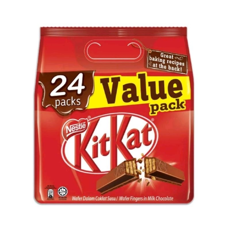KITKAT KIT KAT Value Pack 408g ( 24 x 17g ) | Shopee Malaysia