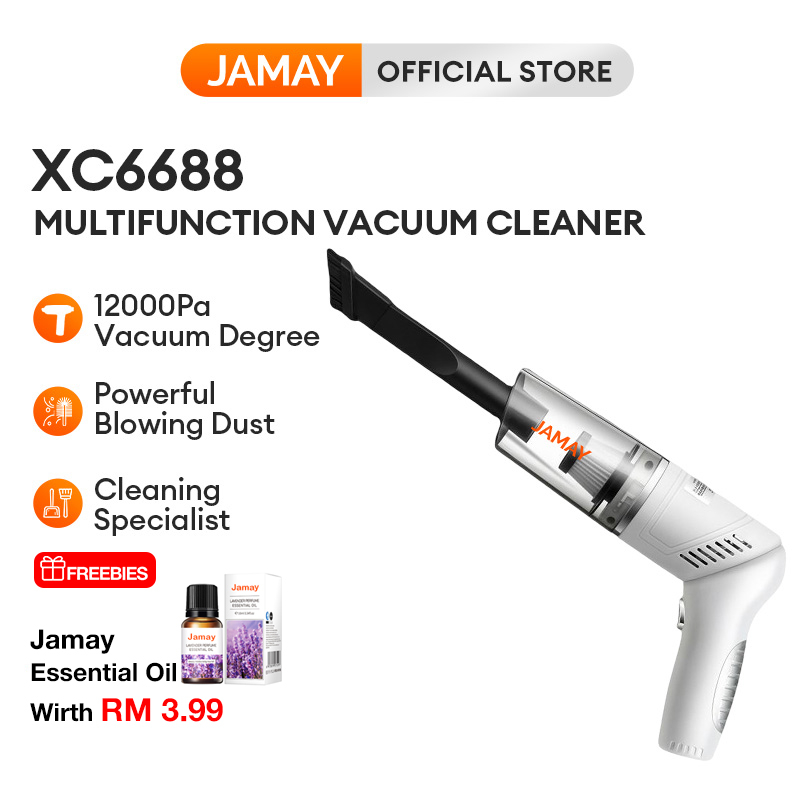 JAMAY XC6688 12000Pa Wireless Portable Car Vacuum Cleaner Handheld