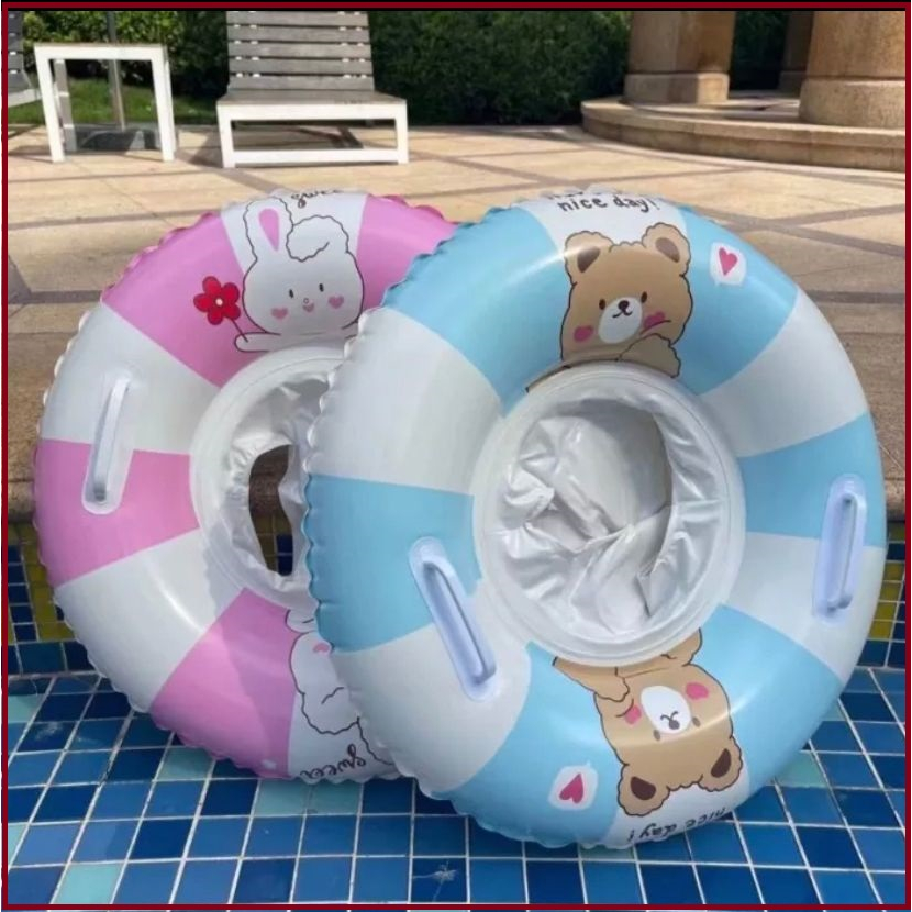 Selangor Swimming Ring Kids Bear & Bunny Swimming Float Ring Swimming ...