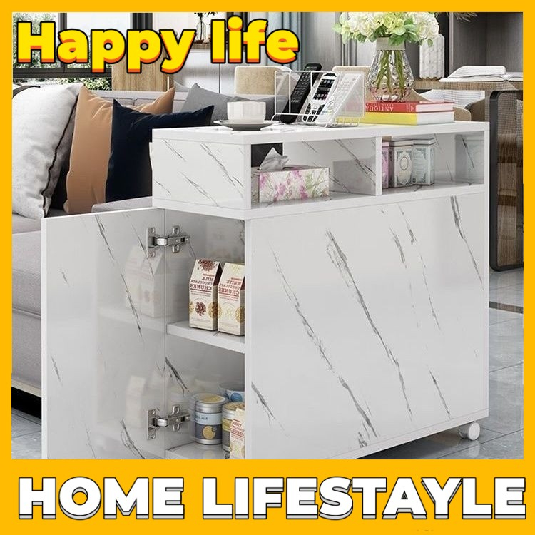 Side With door Drawers Sofa Corner On Wheels Wall Bedside Table