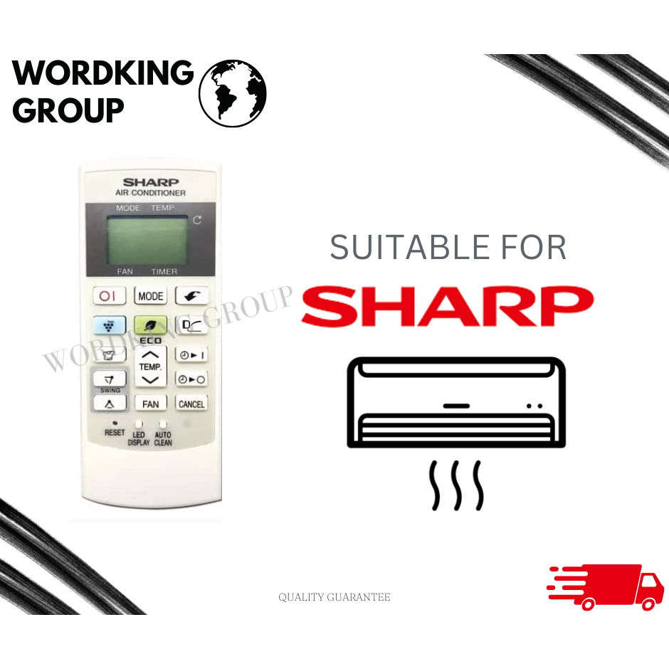 SHARP AIRCONDITIONER AIRCOND REMOTE CONTROL [SH880] Shopee Malaysia