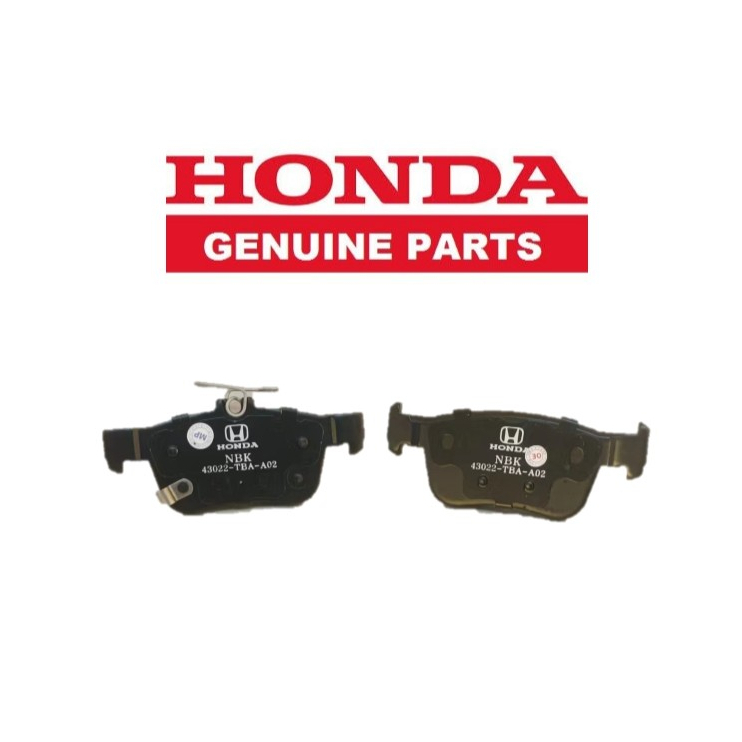 ( 100 ORIGINAL ) HONDA CIVIC FC 1.5 / 1.8 TEA REAR BRAKE PAD ( 20162021 ) ( 43022TBAA02