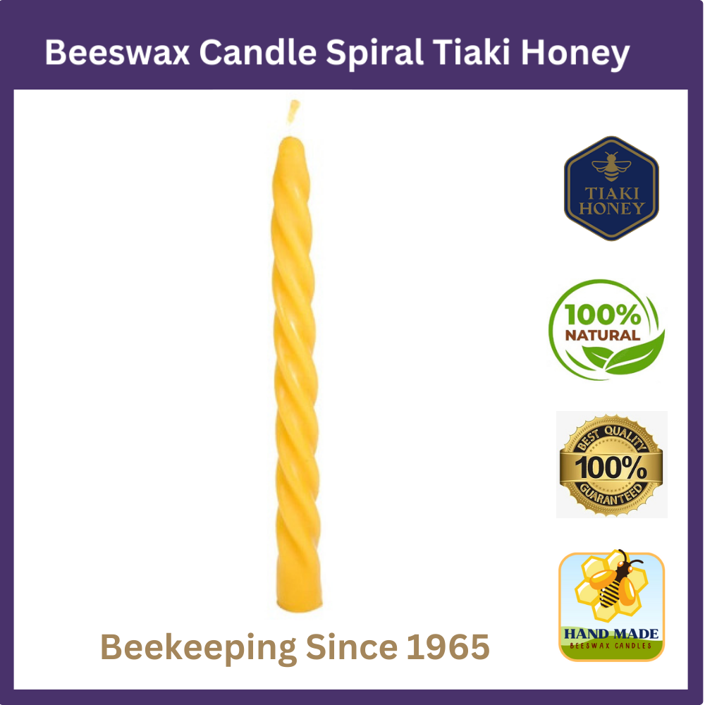 Beeswax Candle Spiral (20 cm) Shopee Malaysia