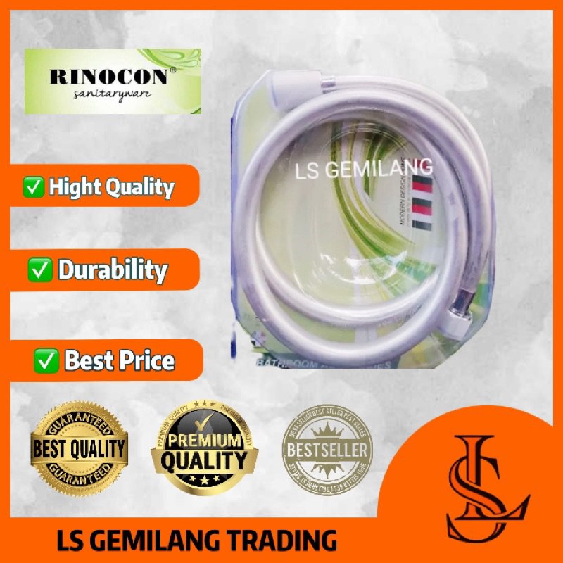(ORIGINAL) RINOCON FLEXIBLE SHOWER HOSE | Shopee Malaysia