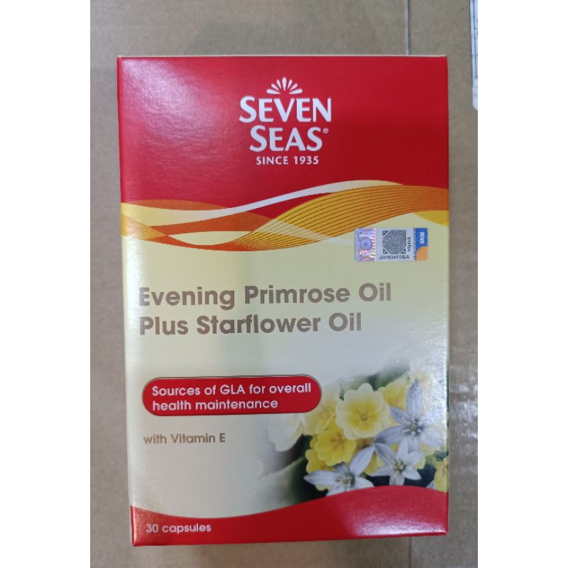 EXP 5/2024 SEVEN SEAS EVENING PRIMROSE OIL PLUS STARFLOWER OIL 30 ...