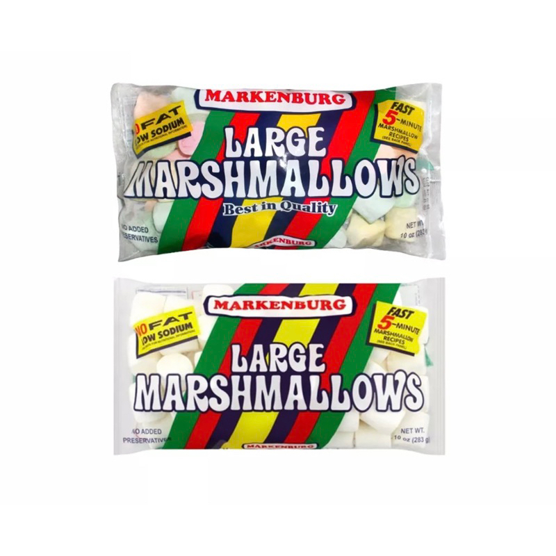 Markenburg Large Marshmallow White/Assorted 283g | Shopee Malaysia