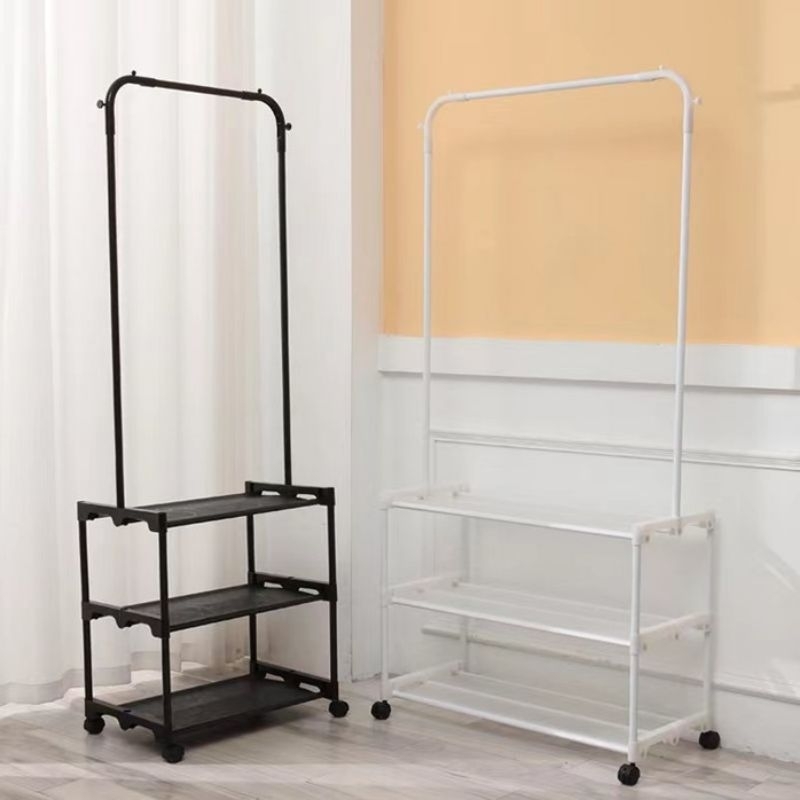 Coat Rack Landing Simple Net Home Bedroom Movable Multi Functional ...