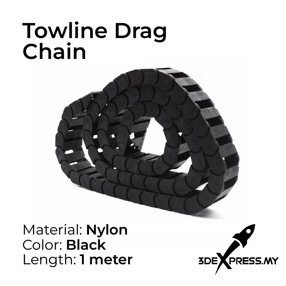 1pcs Plastic Towline Drag cable Chain 10x15mm  Wire Wrapping band Wiring ducts Router