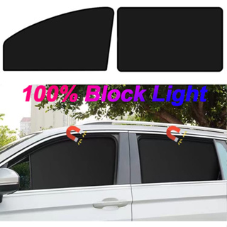 1/2/4PCS Magnetic Car Sun Shade UV Protection Car Curtain Car Window  Sunshade Side Window Mesh Sun Visor Summer Protection Window Film Sun  Protection and Heat I…