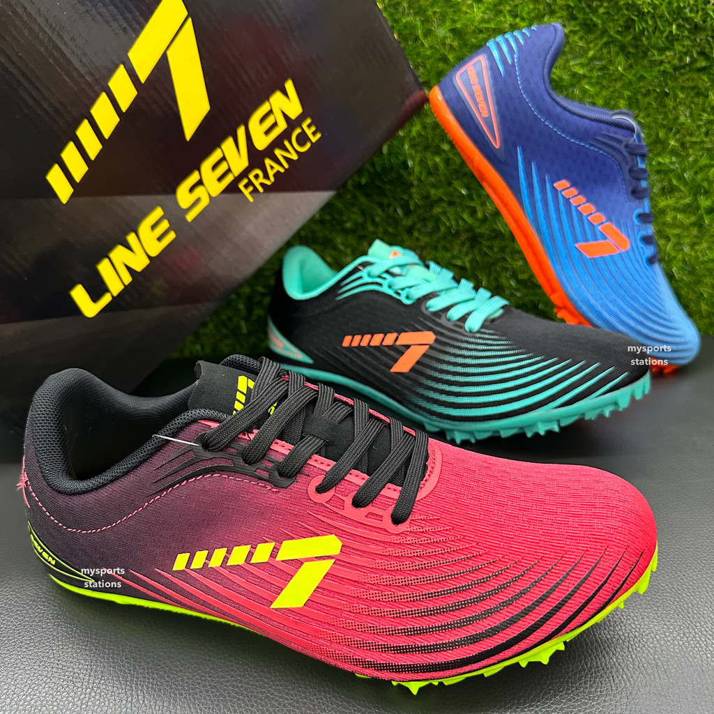 LINE SEVEN LINE 7 Spike Shoes Track Running Shoes Sport Shoes