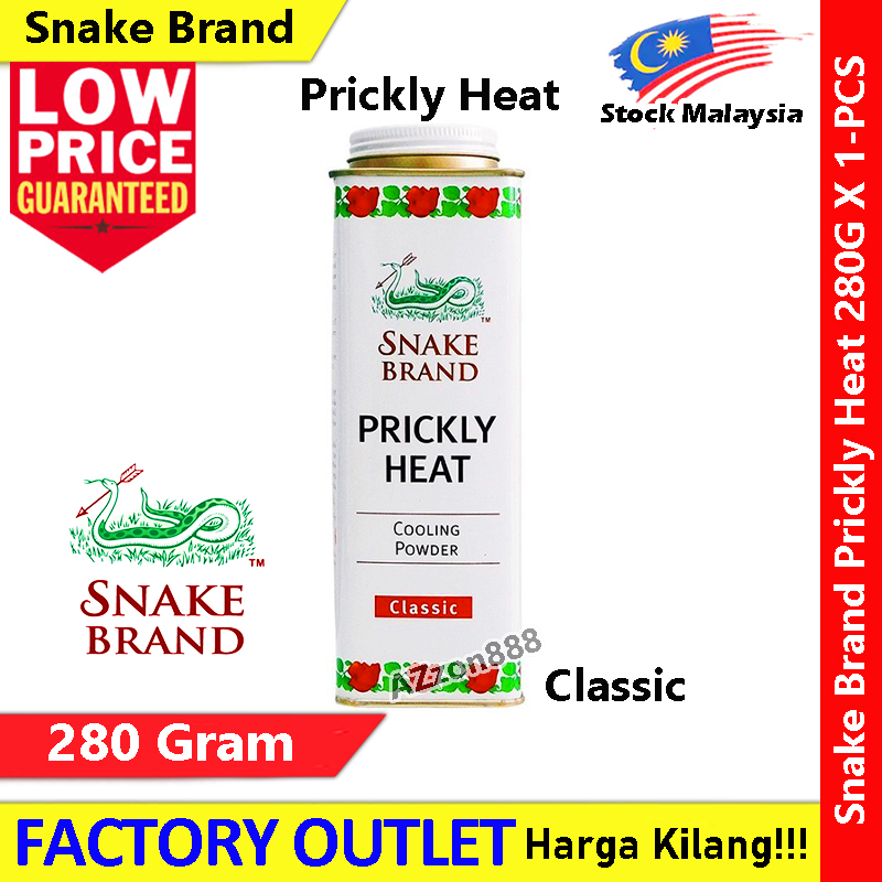 Snake Brand Prickly Heat Cooling Powder Classic #Snake #Thailand # ...