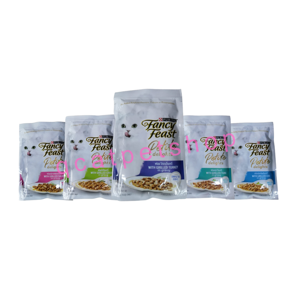 Purina Fancy Feast Petite Delights In Gravy All Flavour 50g | Shopee ...