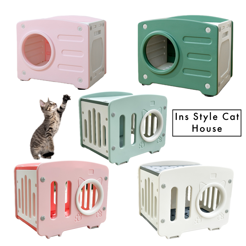 Cat Box House/Big Size Cat House/Cat Box Indoor Outdoor/Washable Cat
