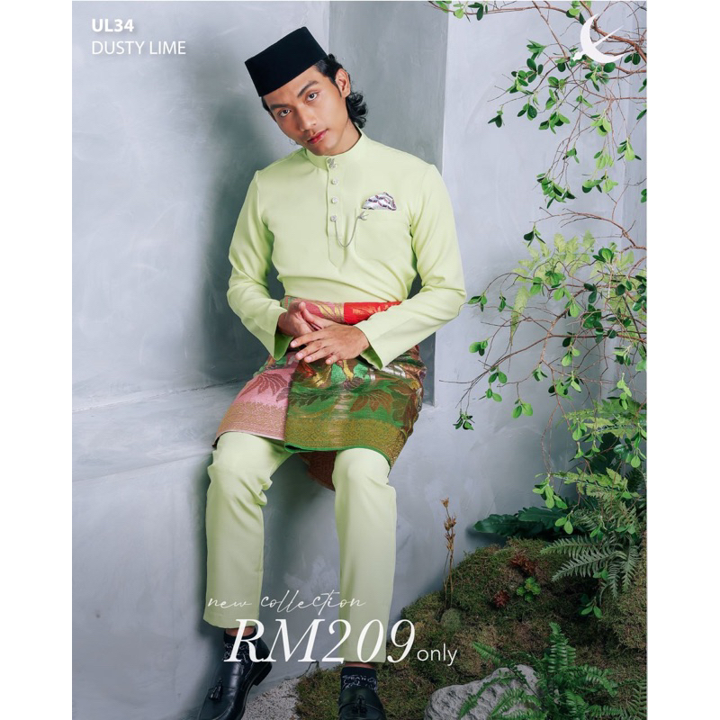 (FREE SAMPIN) BAJU MELAYU ULTIMATE 1.0 (GREEN) BY ELRAH EXCLUSIVE 2024 ...