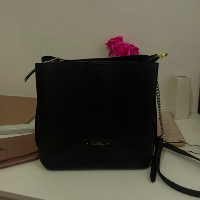 ORIGINAL CARLO RINO TOTEBAG BLACK | Shopee Malaysia