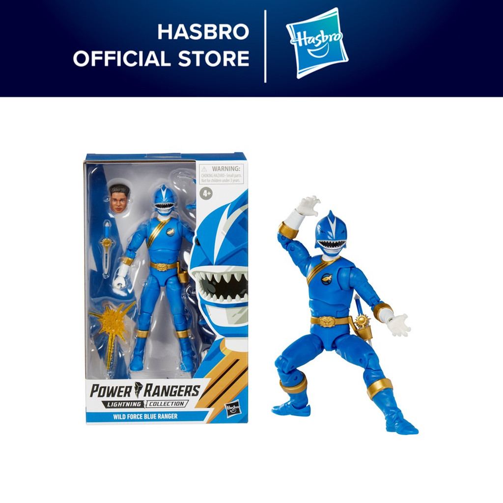 Power Rangers Lightning Collection Wild Force Blue Ranger 6-Inch ...