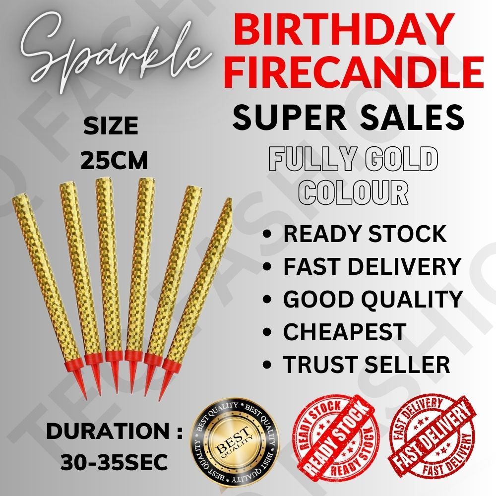🔥CHEAPEST & PREMIUM QUALITY🔥 25cm (3035Sec) FIREWORK BIRTHDAY CAKE