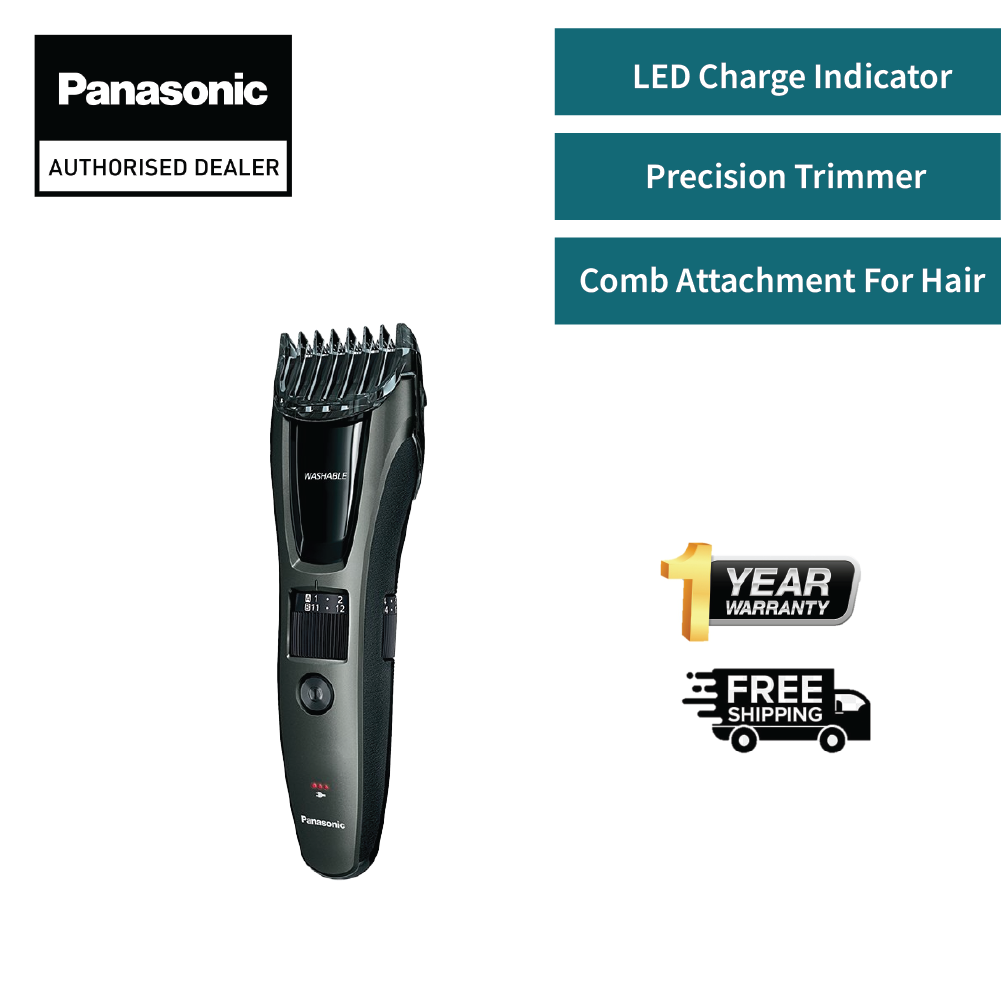Panasonic ERGB60 Trimmer 240V Hair And Beard ERGB60K451 Shopee