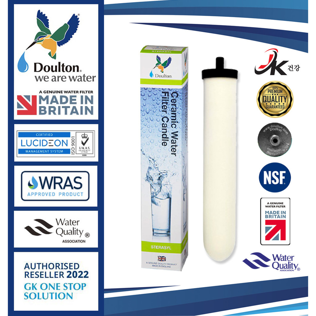 Doulton Sterasyl 9204 Ceramic Water Filter Candle plus Antibacterial Protection (Better Version