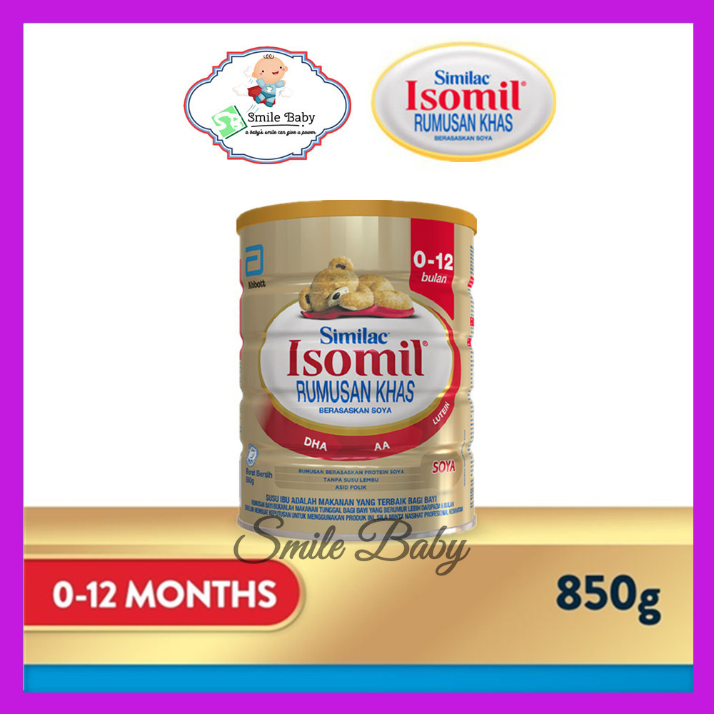 Isomil 400g / 850g for 0 to 12 Months (Soy Formula for Milk Protein