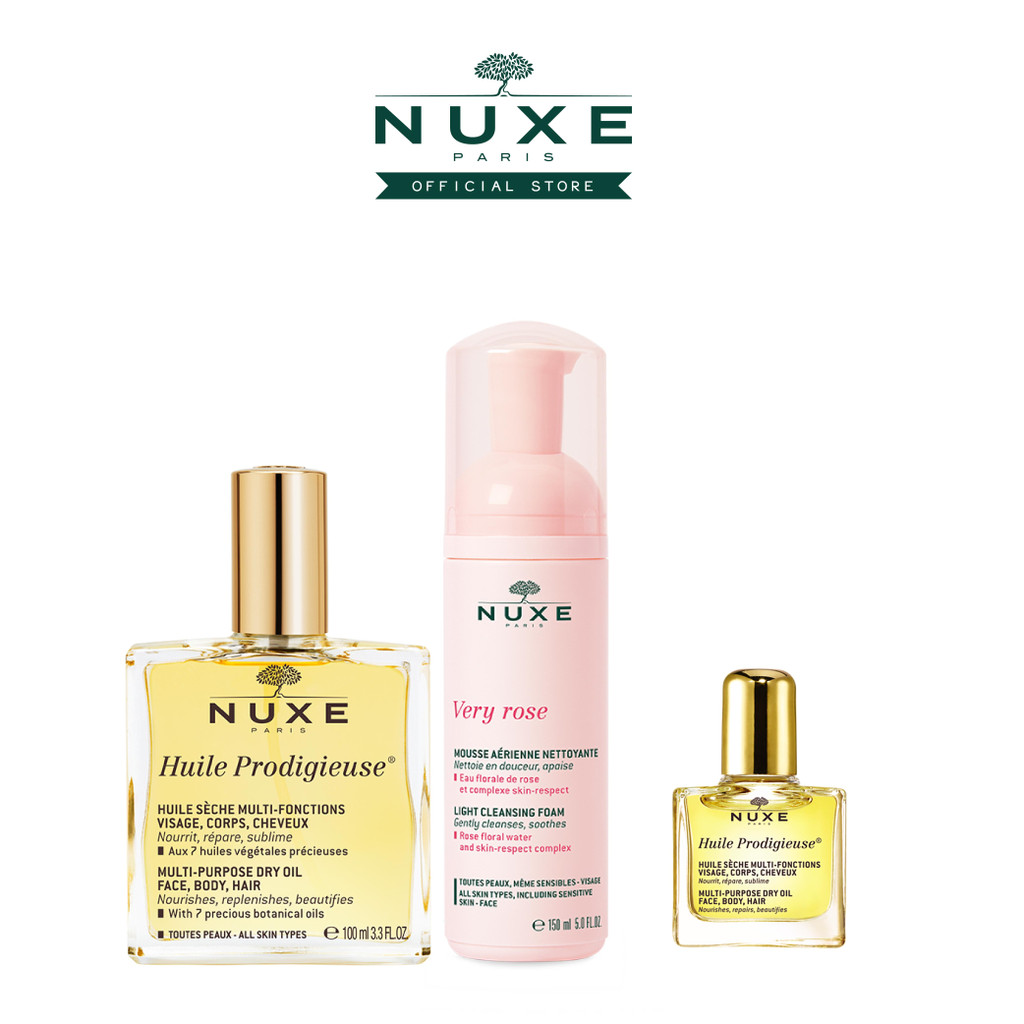 NUXE Huile Prodigieuse Multipurpose Dry Oil (100ml) + Very Rose