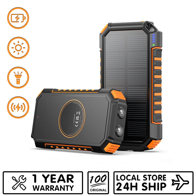 Solar Wireless Powerbank 26800mAh 20000mah Solar Charger Fast Charging