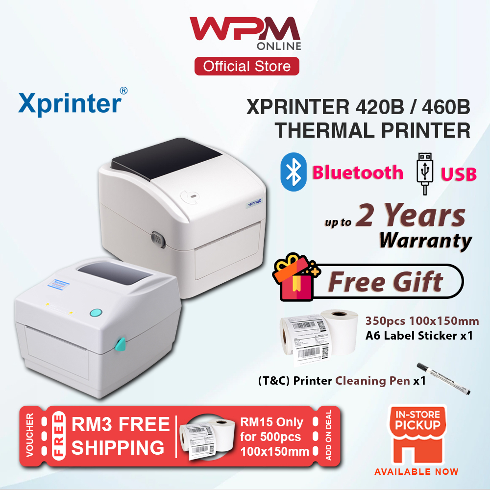 Xprinter B B Usb Bluetooth Thermal Printer Awb Airway Bill