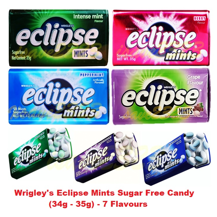 [CLEARANCE] Wrigley's Eclipse Mints Sugarfree Candy (34g 35g) 7