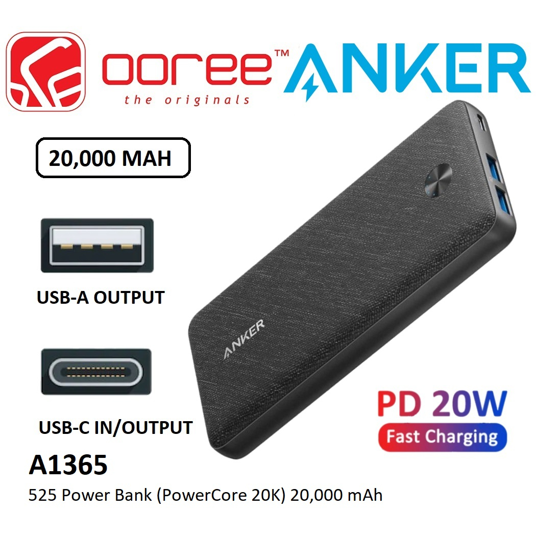 ANKER A1287 / A1365 POWERCORE ESSENTIAL 20000MAH POWER BANK WITH 20W PD