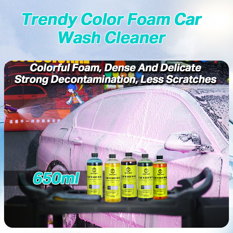 SANTINO High Foam Car Shampoo 650ml Snow Foam Car Wash Powerful