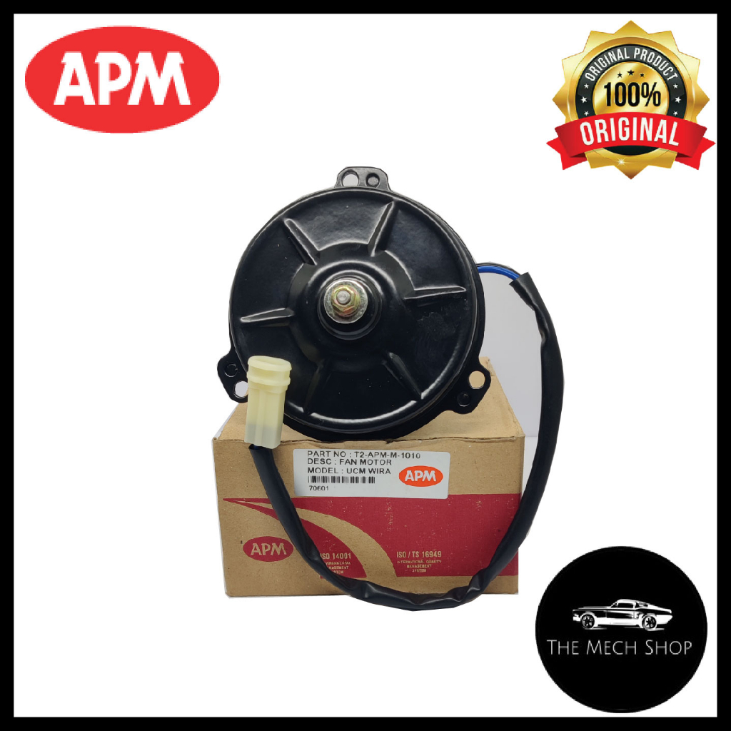 (100% Original) APM Proton Wira Air Cond Fan Motor 3 Leg Hole UCM ...