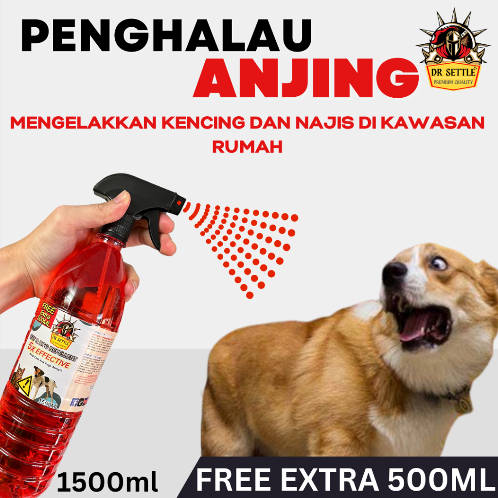Dog & Cat Repellent (1500ML) Penghalau Halau Kucing Plant Extract Water