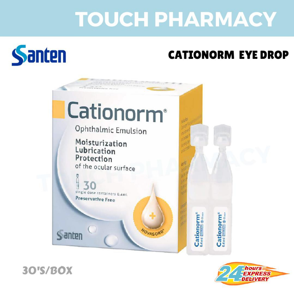 CATIONORM Eye Drops 0.4ML (30'S/BOX) | Shopee Malaysia