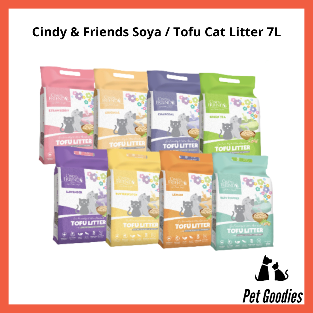 Cindy & Friends Soya / Tofu Cat Litter 7L (2.8KG) Shopee Malaysia