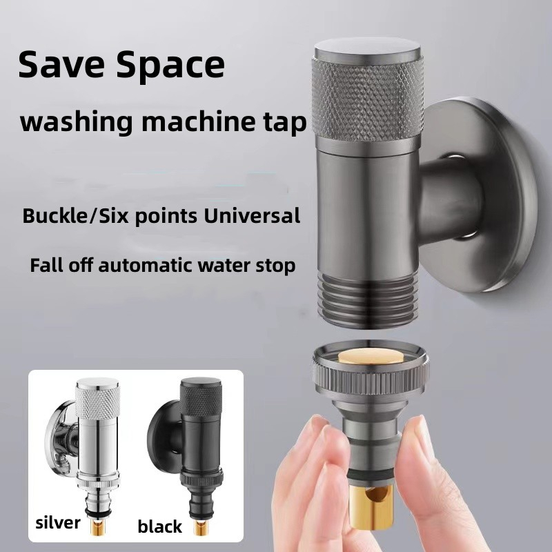 Washing Machine faucet pure brass Automatic Water Stopper Buckle Water
