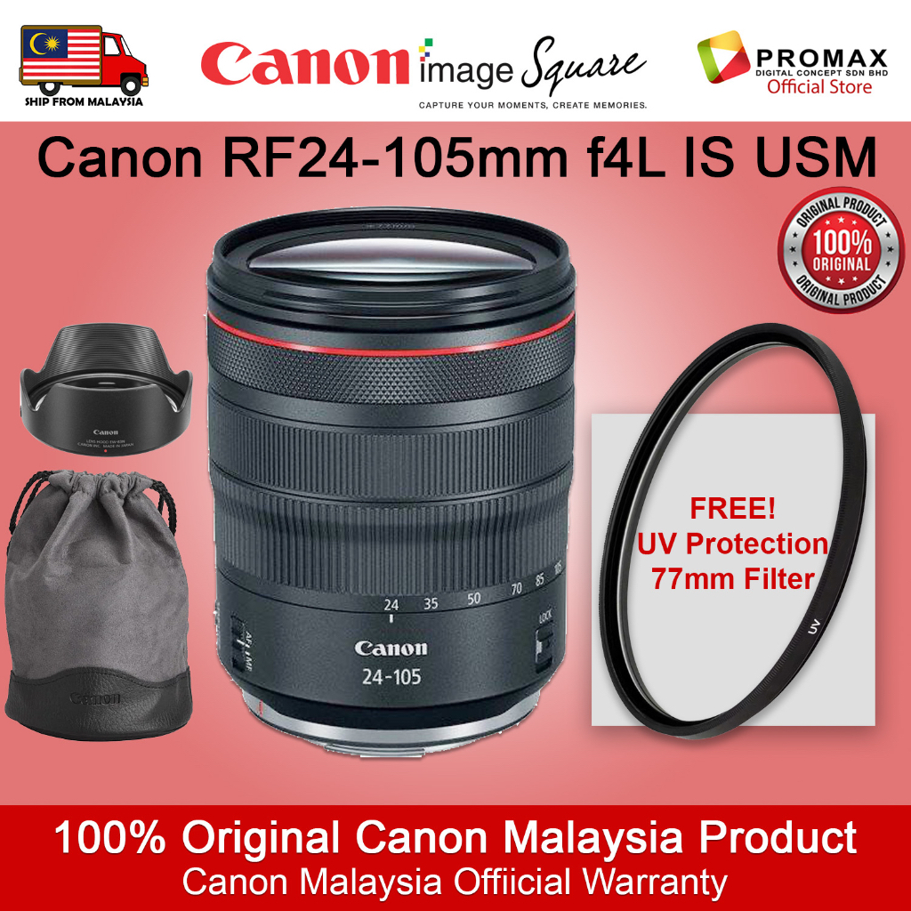 Canon RF 24105mm f/4L IS USM Ship from Malaysia rf24105mm F4 L IS USM