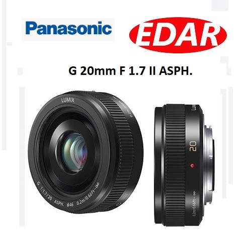 PANASONIC LUMIX G II Lens, 20MM, F1.7 ASPH, MIRRORLESS Micro Four Thirds, H- H020A ( Black) | Shopee Malaysia