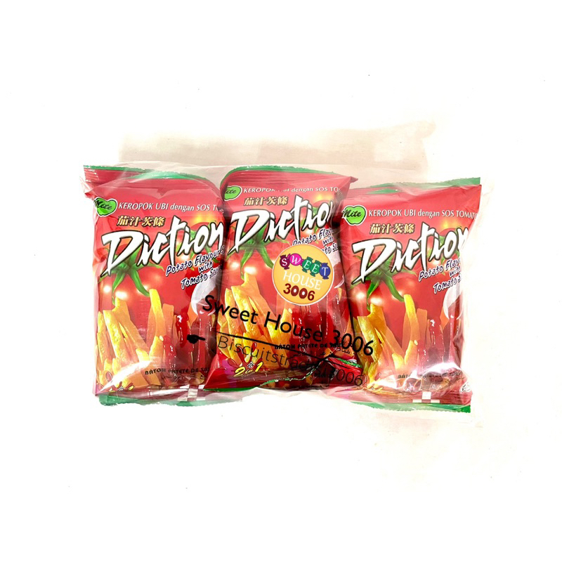 Diction 2in1 Potato Stick With Tomato Sauce 25gm x 6pkt Childhood ...