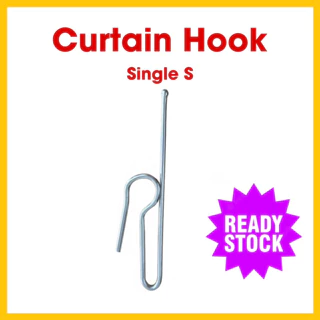 Up to 100 PCS/PACK] Curtain Hook / Cangkuk Langsir (Single S End